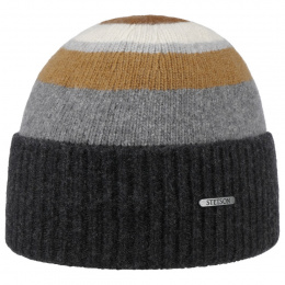 Gray Cotton Cuffed Beanie - Stetson