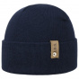 Navy Blue Cotton & Wool Cuffed Beanie - Stetson