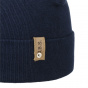 Navy Blue Cotton & Wool Cuffed Beanie - Stetson