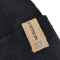 Cotton & Wool Burgundy Cuffed Beanie - Stetson