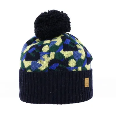 Navy Pom-Pom Beanie - Stetson x Feebles Reference: 18414 | Traclet Hat Shop