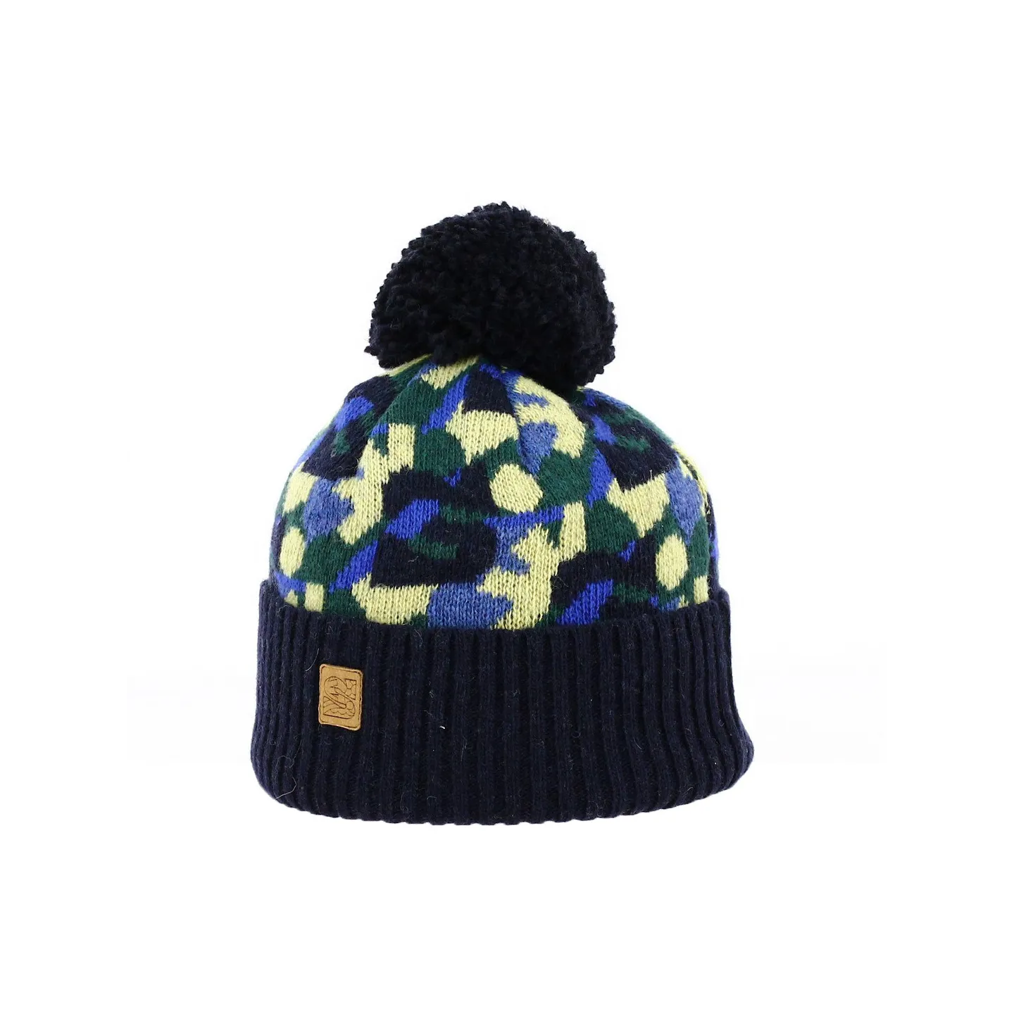 Bonnet à Pompon Marine - Stetson x Feebles Reference : 18414 | Chapellerie Traclet