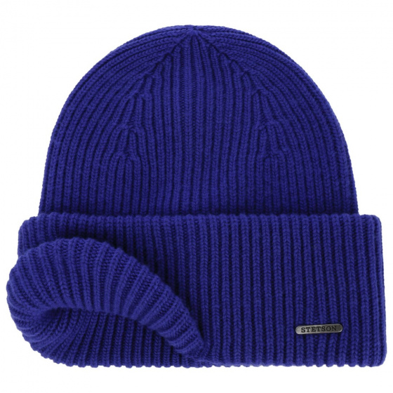 Royal Blue Percy Wool Beanie - Stetson