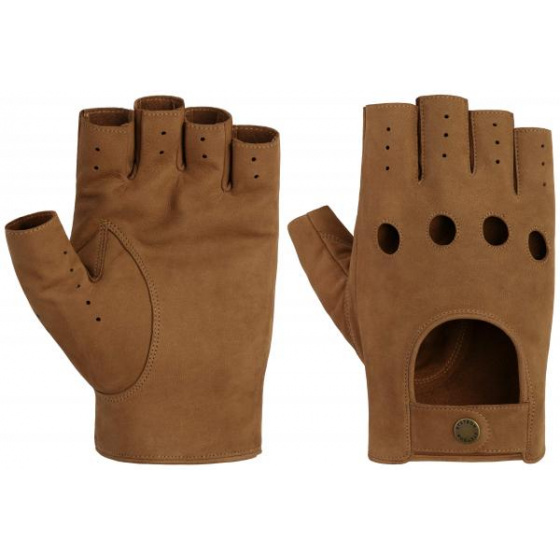 Black Goat Leather Driving Gloves - Stetson