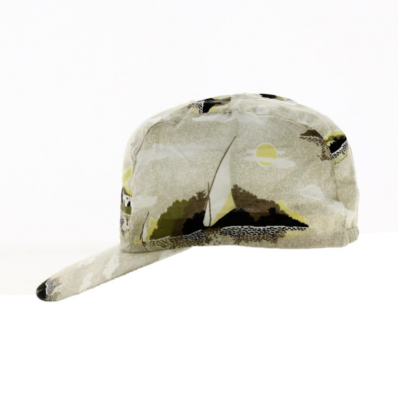 Beige Sailboat Baseball Cap - Torpedo