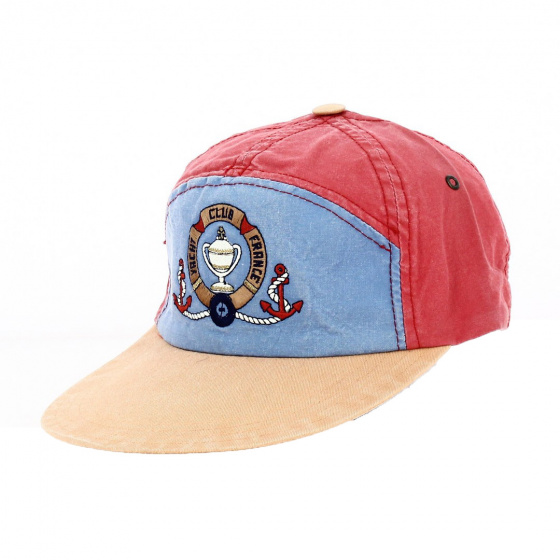 Casquette Baseball Ancre Bleu et rouge - Torpedo