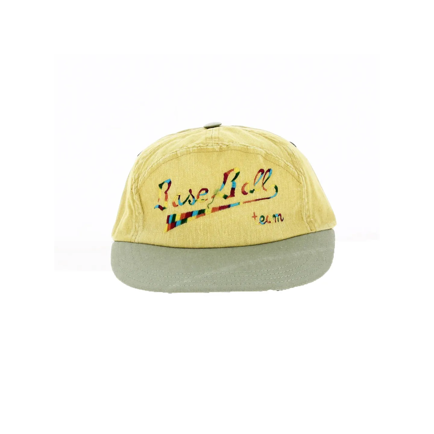 Yellow & Green Baseball Team Cap - Torpedo Reference: 18436 | Traclet Hat Shop