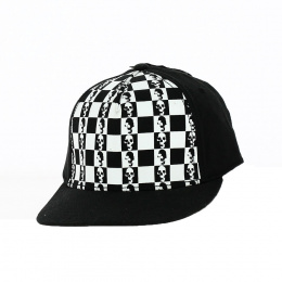 Casquette Jess Skull Noir et blanche - Keyone