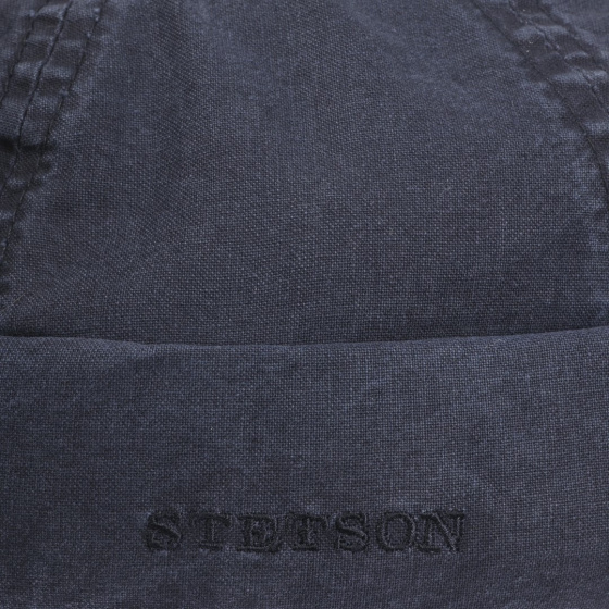 Bonnet Docker Délavé Coton Biologique Marine - Stetson Bonnet Docker Délavé Coton Biologique Marine - Stetson
