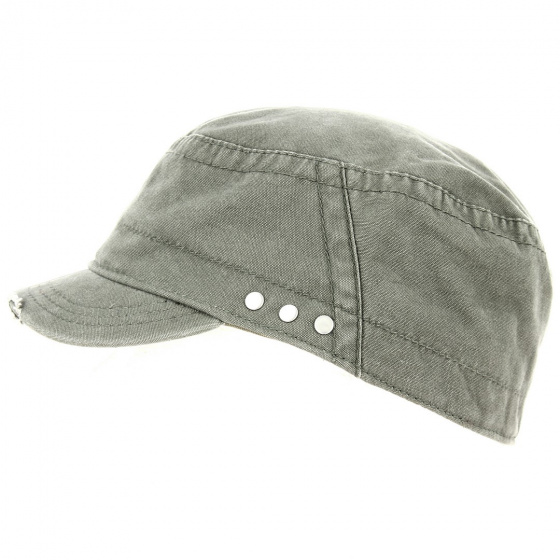 Military Field Cap Checkered Khaki - Keyone
