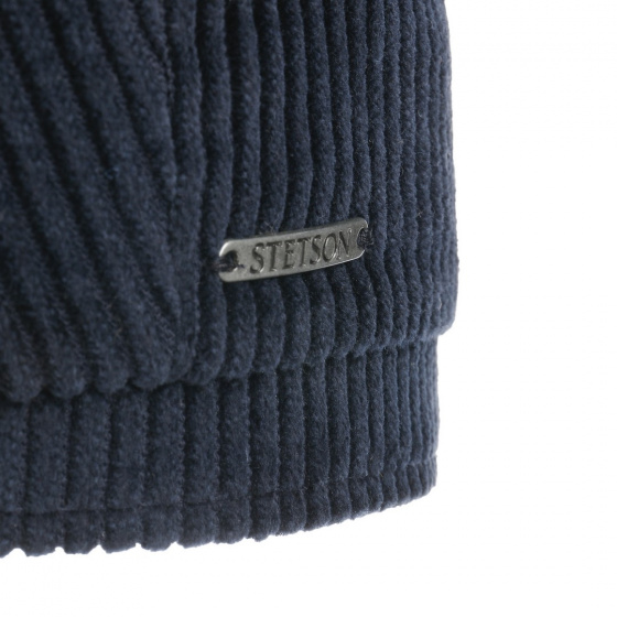 Casquette Hatteras Cord coton bleu marine - Stetson Casquette Hatteras Cord coton bleu marine - Stetson