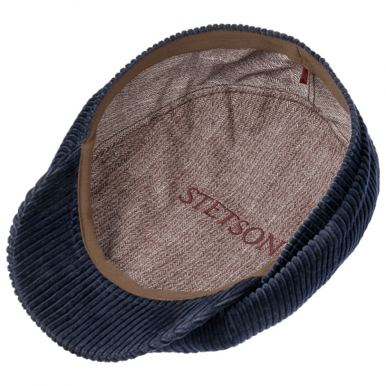 Hatteras Cap Cord Navy Blue Cotton - Stetson