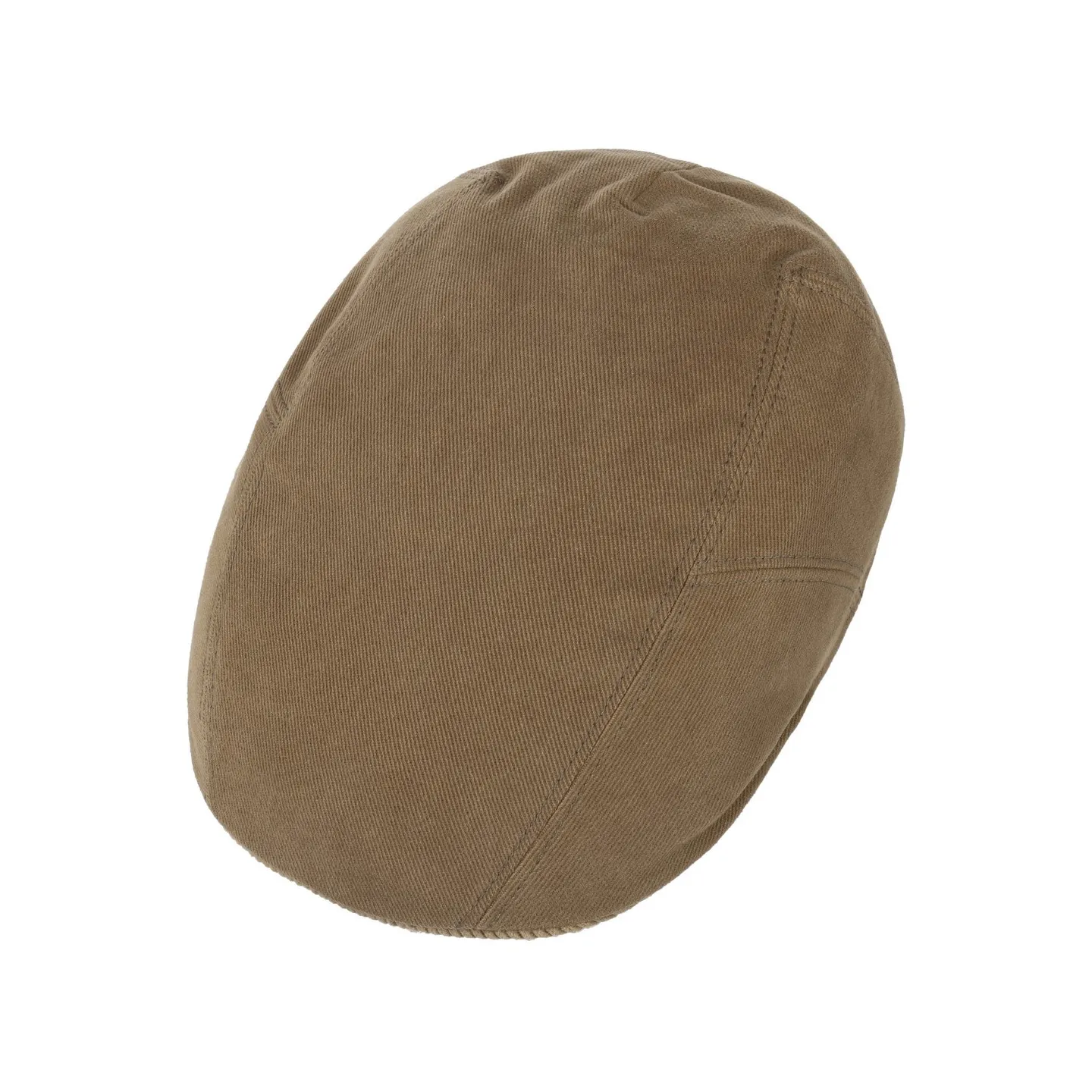 Brown Cotton Ivy Cap Flat Cap by Stetson