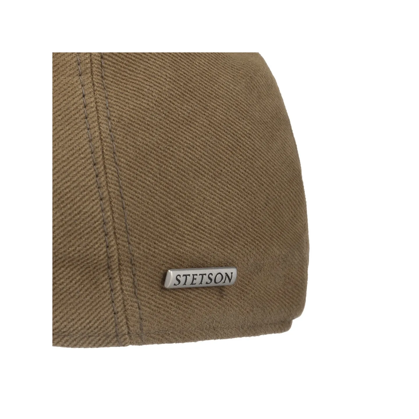 Brown Cotton Ivy Cap Flat Cap by Stetson
