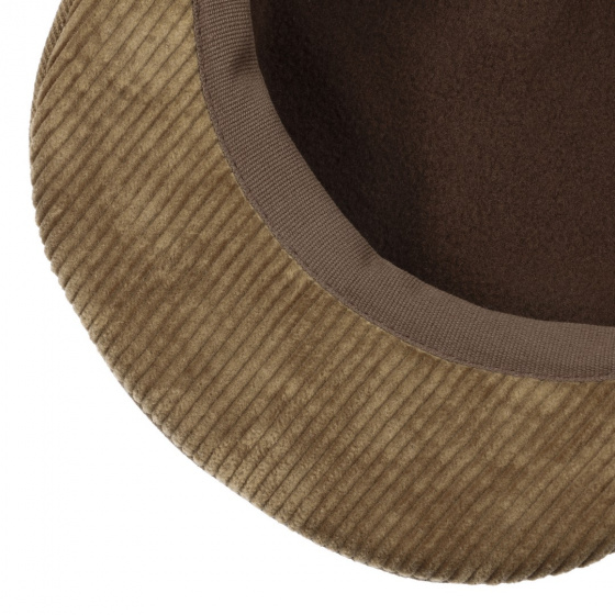 Brown Cotton Ivy Cap Flat Cap - Stetson