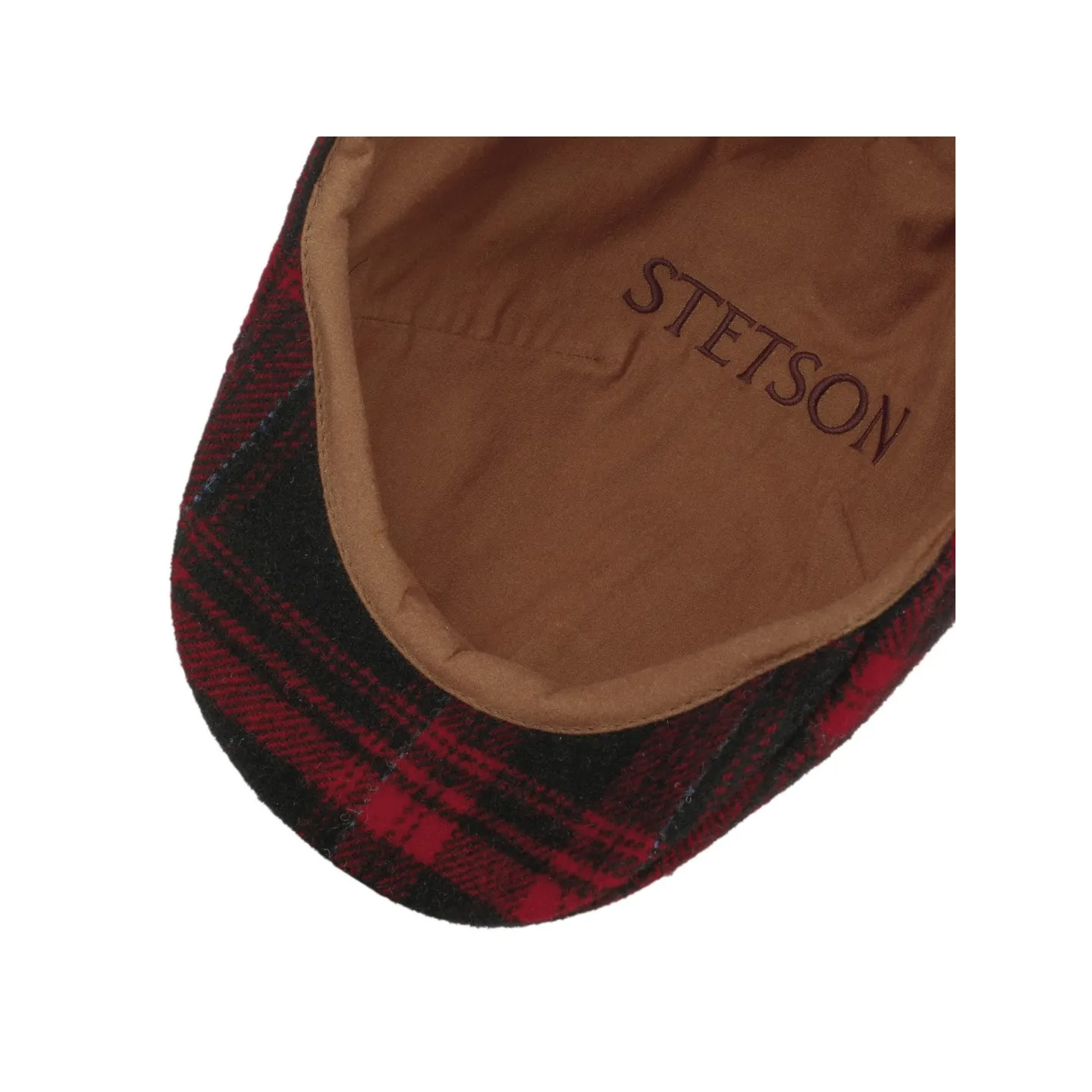 Black and Red Lumberjack Cap Texas - Stetson Reference: 10710 | Traclet Hat Shop