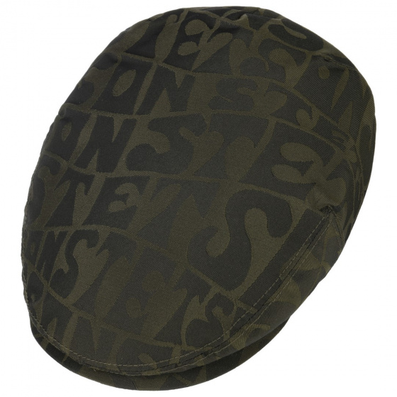 Khaki Jacquard Flat Cap - Stetson