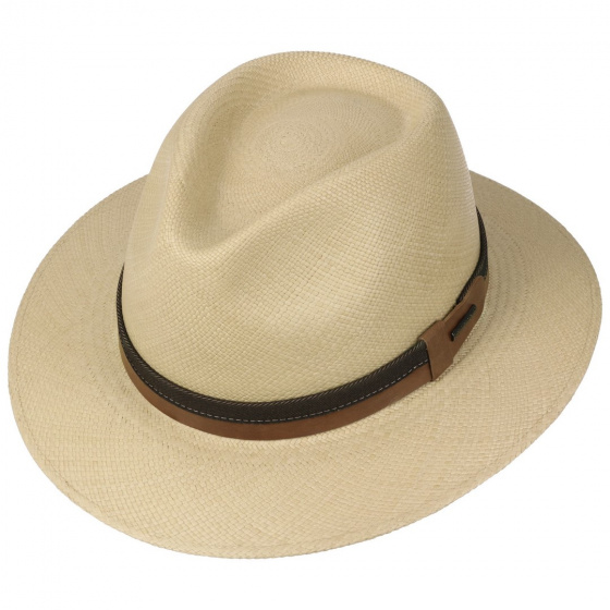 Anderson Traveller Panama Hat Dark Natural - Stetson