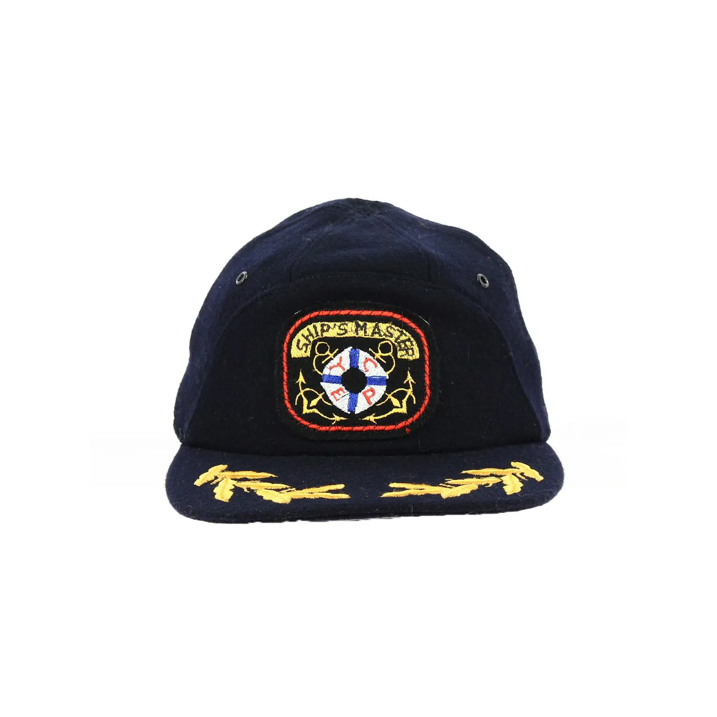 Navy Wool Ship's Master Baseball Cap - Traclet Reference: 18463 | Traclet Hat Shop