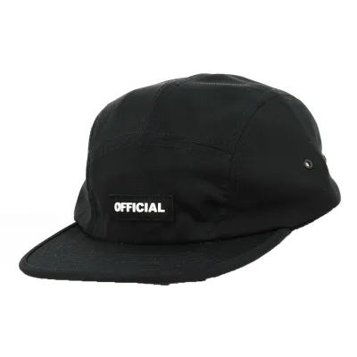 Casquette Strapback Coton Noir - Official Reference : 18467 | Chapellerie Traclet