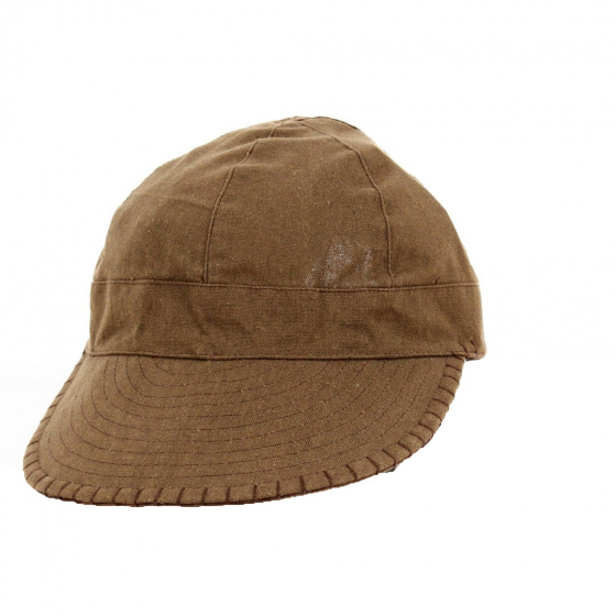 Baseball Cap Linen & Cotton Brown - Traclet