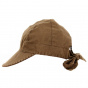 Baseball Cap Linen & Cotton Brown - Traclet