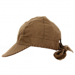 Baseball Cap Linen & Cotton Brown - Traclet