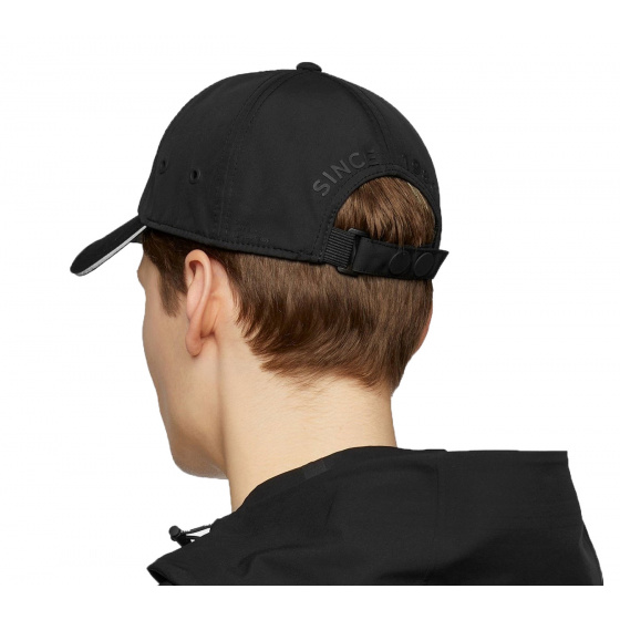 Black Waterproof All Weather Baseball Cap - Tilley