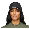 Black Waterproof All Weather Baseball Cap - Tilley ref 17955 - TRACLET hat shop