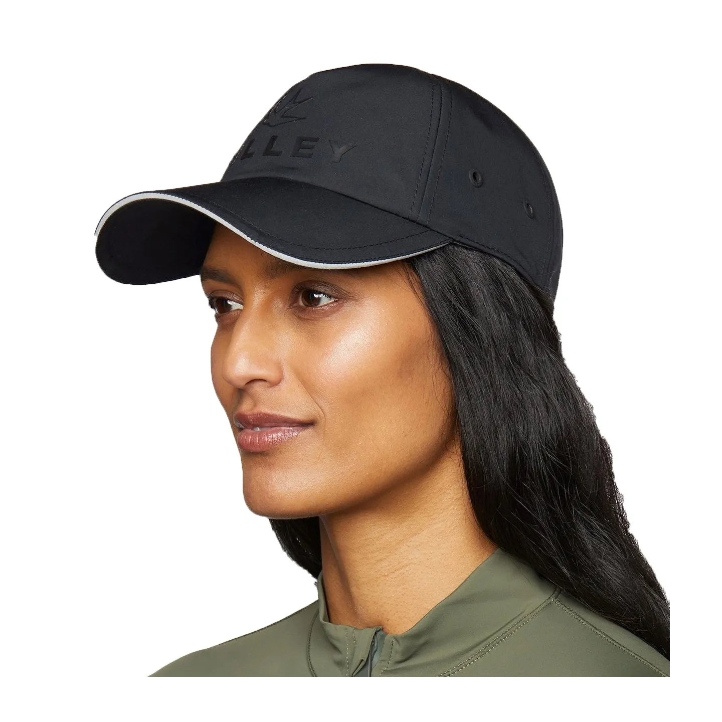 Black Waterproof All Weather Baseball Cap - Tilley ref 17955 - TRACLET hat shop