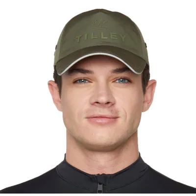 Waterproof All Weather Baseball Cap Olive - Tilley ref 17954 - TRACLET hat shop