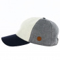 Linen Macey Tricolor Baseball Cap - Crambes