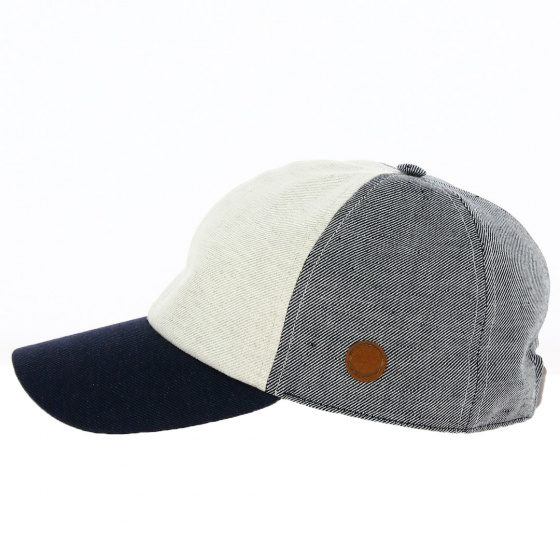 Tricolor Macey Linen Baseball Cap - Crambes
