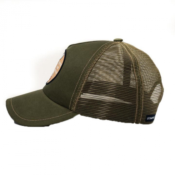Stubborn Mule Cotton Olive Trucker Cap - le Chapoté Paris