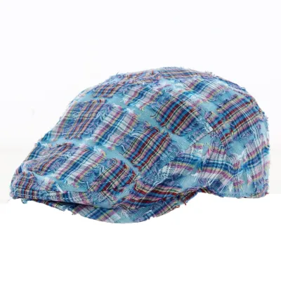 Blue Cotton Duck Bill Cap - Aussie Apparel Reference: 13450 | Chapellerie Traclet