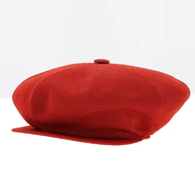 Red Chelsea Tropic Newsboy Cap - Kangol Reference: 963 | Traclet Hat Shop