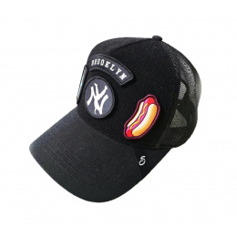 Baseball Trucker Full Patch New York Cap - Scratchy's