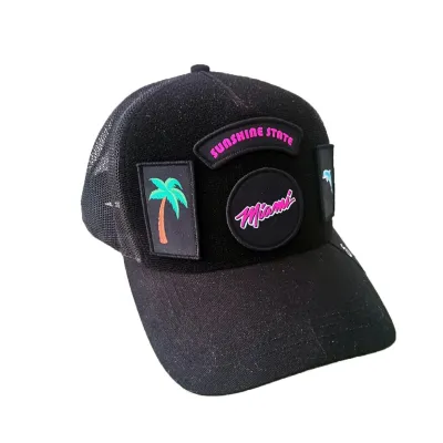 Baseball Trucker Full Patch Miami Cap - Scratchy's Reference: 17870 | Chapellerie Traclet
