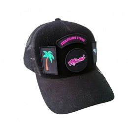 Miami Full Patch Trucker Baseball Cap - Scratchy's