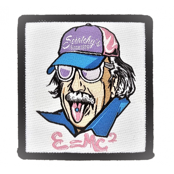 Patch for Trucker Cap Einstein - Scratchy's