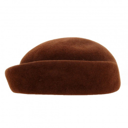 Alsie Brown Wool Cap - Traclet