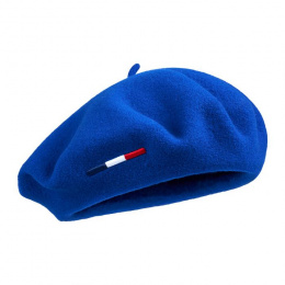 Bright Blue Supporter Beret - Laulhère