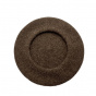 Classic Heather Brown Beret - The French Beret