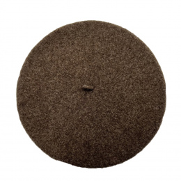 Classic Mottled Brown Beret - Le Béret Français