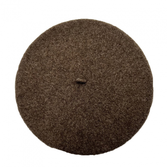 Classic Mottled Brown Beret - Le Béret Français