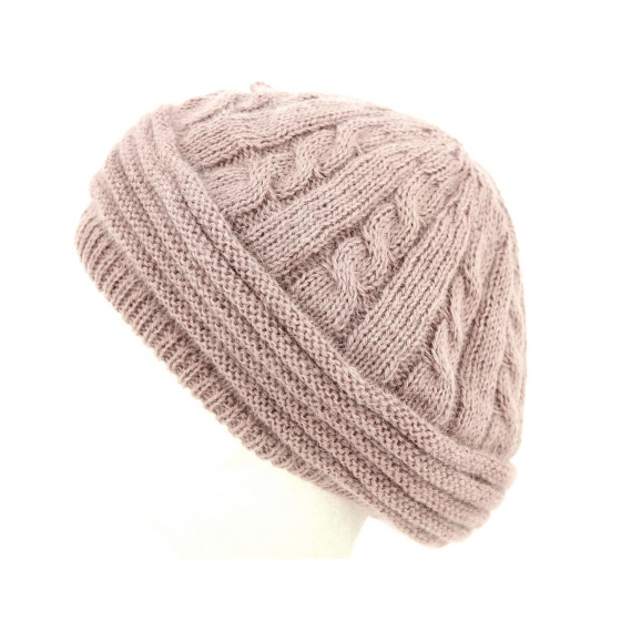 Baroni Angora & Wool Beige Beret - Traclet