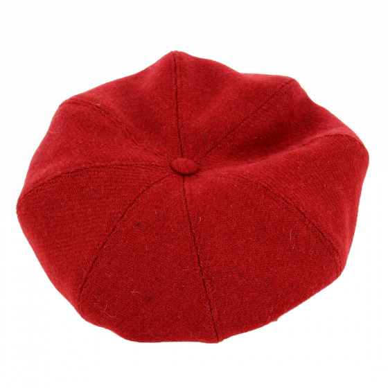 Casquette Gavroche Laine Fleur - Traclet
