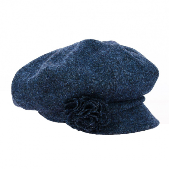 Casquette Gavroche Laine Fleur - Traclet