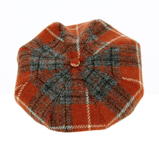 Casquette Gavroche Laine Fleur - Traclet