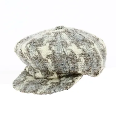 Cream Wool Newsboy Cap - Traclet Reference: 18494 | Traclet Hat Shop